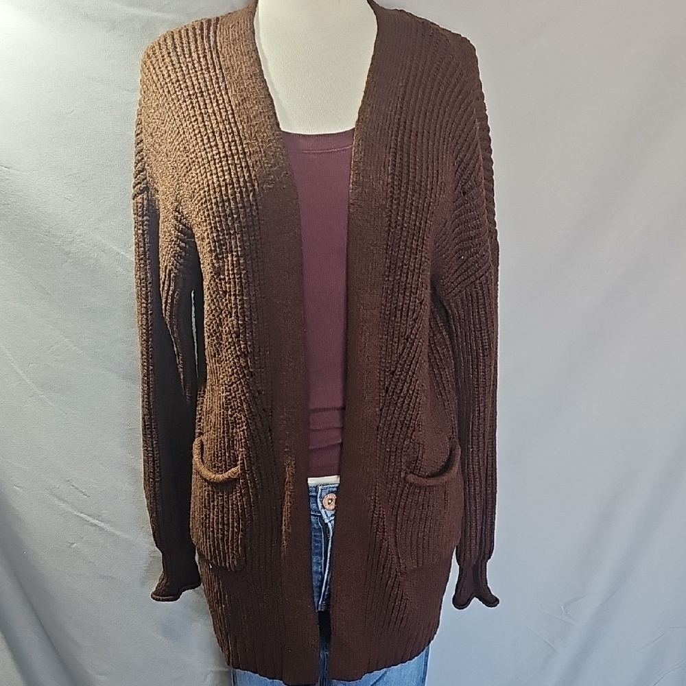Maurices Chocolate Brown Women's Cardigan Sweater